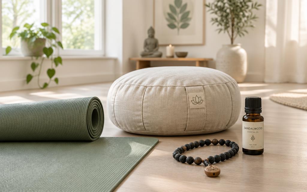 Joyas de aromaterapia en yoga y meditación: el aroma como ancla para estar presente — imagen del artículo
