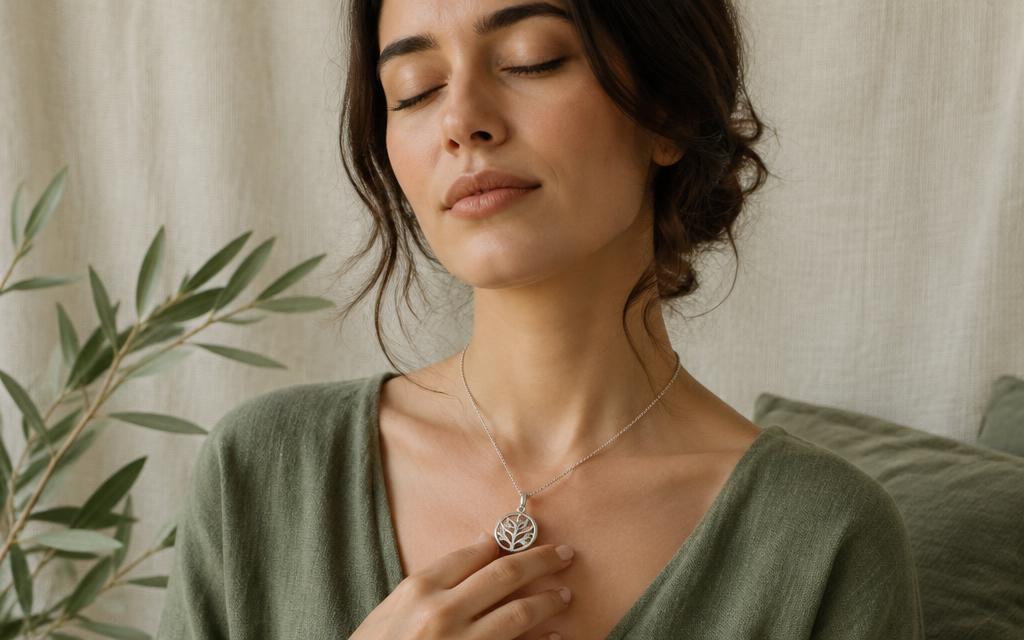 Collar difusor para la ansiedad: cómo usar la aromaterapia personal en momentos de estrés — imagen del artículo