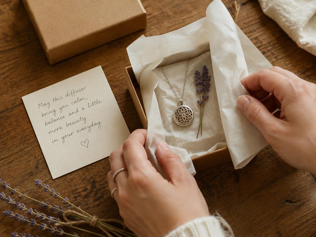 Cómo presentar un collar difusor como regalo: empaquetado que emociona — imagen del artículo