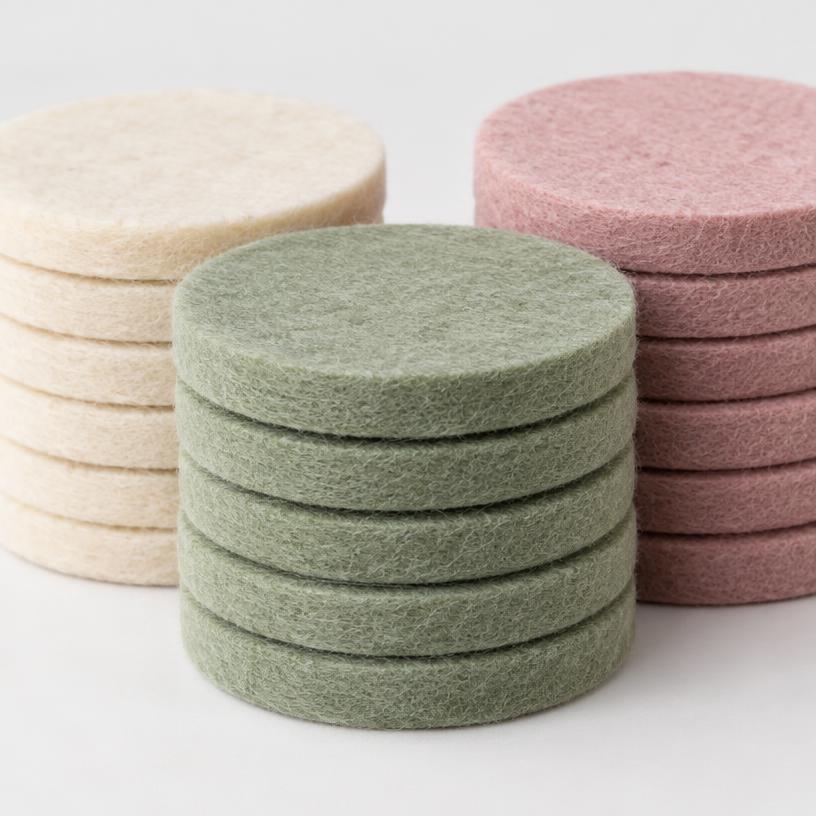 KiBcsLic 200 almohadillas de recambio – fieltro para aromaterapia